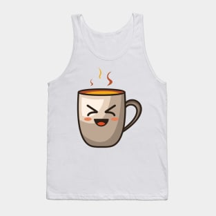 cute smile coffe Tank Top